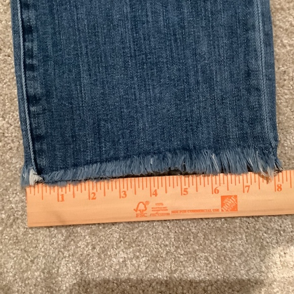 AYR The Pop Jeans, Straight Leg Frayed Hem, 30 Short - Picture 4 of 14